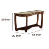 Crystal Falls Transitional Style Sofa Table
