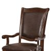 Alpena Traditional Arm Chairs, Set of 2, Cherry Brown