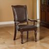 Alpena Traditional Arm Chairs, Set of 2, Cherry Brown