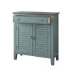 Winchell Antiqued Console Table, Antique Blue