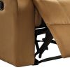 Parklon Recliner , Brown Microfiber