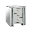 Nysa End Table, Mirrored