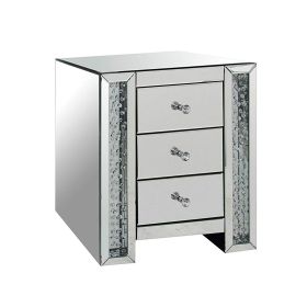 Nysa End Table, Mirrored