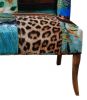 Vesta Bird Collage Print Settee, Multicolor