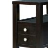 Amiable Chairside Table, Dark Espresso