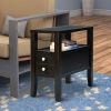 Amiable Chairside Table, Dark Espresso