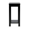 Minimalistic  designed Wooden Chairside Table, Black