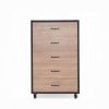 Wooden Chest, Weathered Light Oak Brown