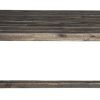 Transitional Style Bench In Acacia Wood Gray