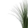 Decorative Polyester Real Like Grass with Ornamental Pot, Green