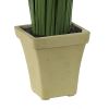 Decorative Polyester Real Like Grass with Ornamental Pot, Green