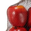 Decorative 6 Piece Artificial Apple in Plastic Net Bag, Red