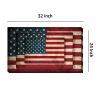 Contemporary Canvas American Flag Wall Art Print Decor, Set of 2, Multicolor