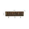 Traditional Wooden Rustic Plaque with Home Engraved, Set of 2, Brown