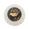 4 Piece Transitional Plate Design Wall Decor with Nature Theme, Multicolor