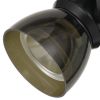 Metal and Clear Polycarbonate LED Track Fixture, Black and Gray