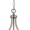 3 Bulb Bowl Style Glass Pendant Fixture with Metal Frame, Silver and White
