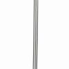 3 Way Torchiere Floor Lamp with Frosted Glass shade and Stable Base, White