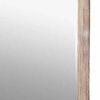 38 Inch Mirror with Rectangular Wooden Frame, Brown