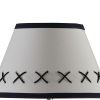 Table Lamp with Wireless Charging and USB Port, Silver