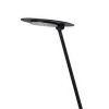 Desk Lamp with Pendulum Style and Flat Saucer Shade, Black