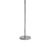 Finn 63 Inch Glamorous Floor Lamp, Rose Accent Shade, 100W, Pink, Silver
