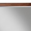 Rue 36 x 40 Rectangular Dresser Mirror, Mahogany Wood Frame, Warm Brown