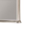 Ada 38 x 45 Rectangular Dresser Mirror, Molded Trim, Pine Wood, Brown