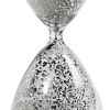 Doug 10 Inch Decorative 60 Minute Hourglass Table Accent Decor, White Sand
