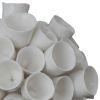 Lily 6 Inch Faux Coral Tabletop Sculpture, Round Ceramic Accent, White