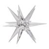 10 Inch Glass Star Accent Decor for Tabletop, Elegant Clear Crystalline