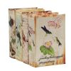 Anya Set of 4 Artisanal Boxes for Accessories, Book Inspired Look, Birds