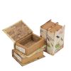 Anya Set of 4 Artisanal Boxes for Accessories, Book Inspired Look, Birds