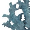 Pax 11 Inch Faux Coral Accent Decor for Tabletops, Powder Blue Polyresin