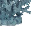 Pax 11 Inch Faux Coral Accent Decor for Tabletops, Powder Blue Polyresin