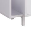 Jett 47 Inch TV Media Entertainment Console, 2 Drawers, 2 Shelves, White