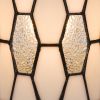 Eli 9 Inch Accent Lamp, Hand Painted Cylinder Tiffany Style Shade, Bronze