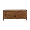 Rustic Single Drawer Mango Wood Coffee Table with Lift Top Storage & Compartments, Brown