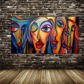 Top Selling Handmade Abstract Oil Painting Wall Art Modern  Figure Picture Canvas Home Decor For Living Room No Frame