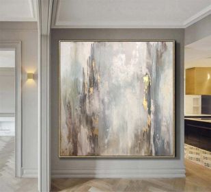 Abstract Paintings On Canvas Beige Painting Gold Abstract Oil Painting Calming Painting Extra Large Wall Art Canvas Hand Art