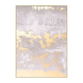Abstract Canvas Handmade Oil Painting White Color Marble Vein on Canvas Poster Nordic Home Decor Wall Picture Bedroom Decoration