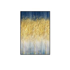 100% Handmade Painting Abstract Hanging Painting Nordic Simple Mural Modern Decorative Gold And Silver Painting Wall Decor