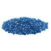 Fire Glass, 10LBS / 4.5KG High-Temperature Resistant Fireplace Rocks, 1 Inch / 25.4 mm Reflective Firepit Glass Diamond Beads