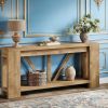 Console Table, 2-Tier Long Sofa Table Hallway Table