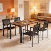 Outdoor table and chair set, terrace table and chair set