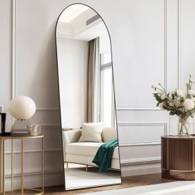 Floor Standing Mirror, Wall Mirror with Stand Aluminum Alloy Thin Frame,21''*64''