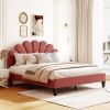 Queen Size Upholstered Platform Bed with