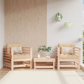 Garden Chair Beige, Pine