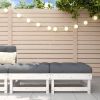 Garden Footstool White