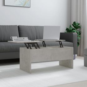 Coffee Table Concrete gray Engineered wood Medium